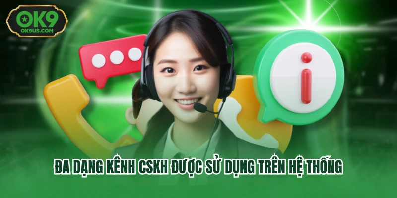 Đa dạng kênh CSKH được sử dụng trên hệ thống